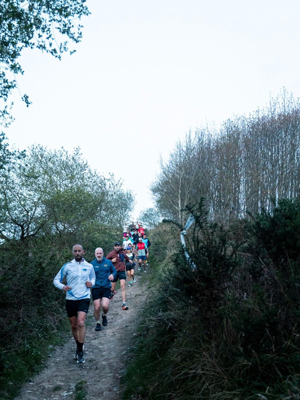 Corredores en el entorno del monte Naranco