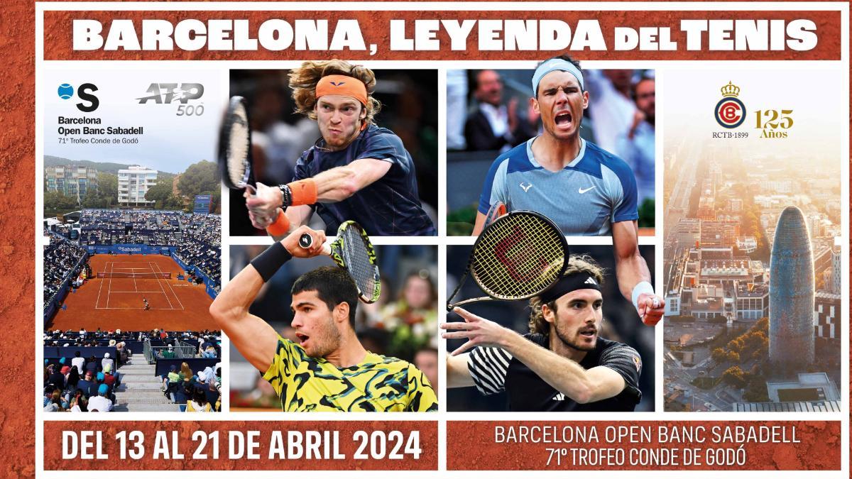 El cartel del Barcelona Open