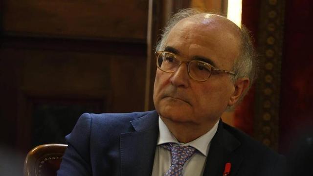 Benigno Pendás, durante un acto en Asturias.