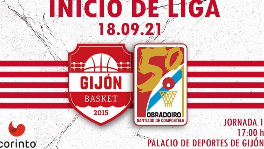 Consigue con LA NUEVA ESPAÑA 5 entradas dobles para acudir al partido del Corinto Gijón Basket el 18 de septiembre