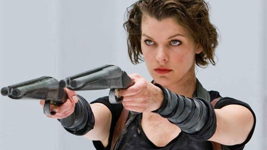 Milla Jovovich en Resident Evil.