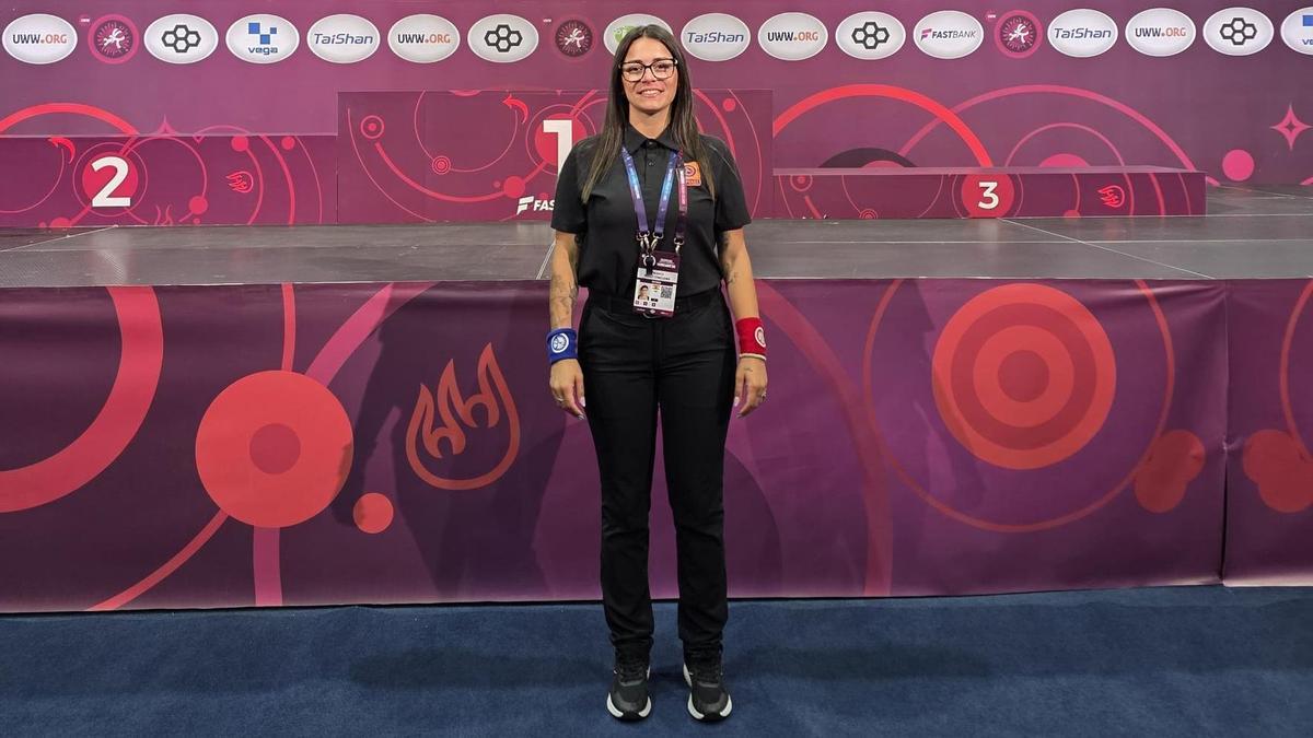Verónica Pérez, en el Europeo de Grappling