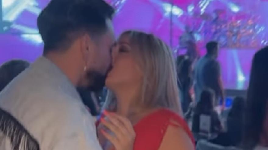 El beso apasionado de Marta Riesco al nuevo hombre de su vida