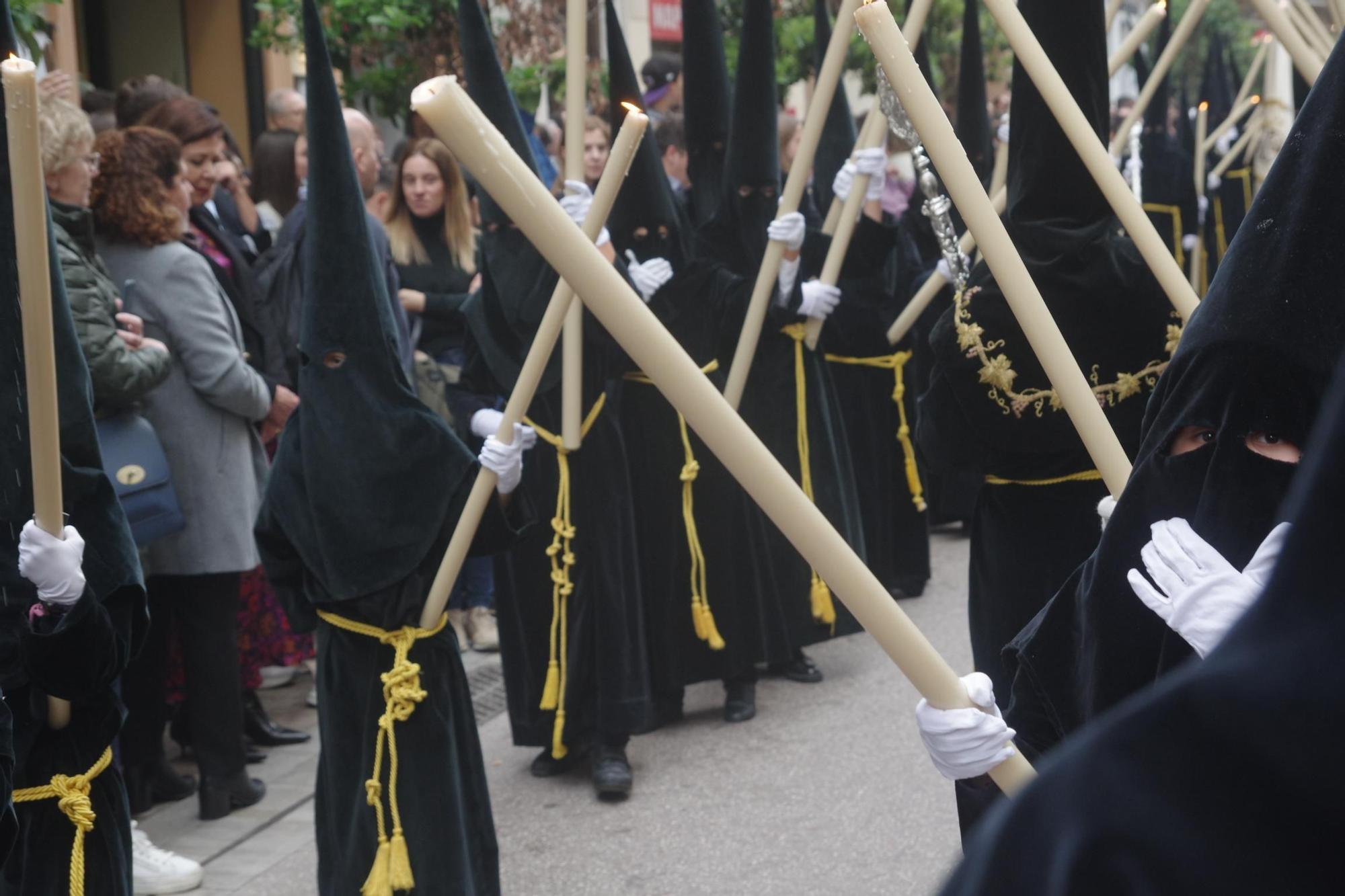 Salida de la cofradía de Viñeros, el Jueves Santo de 2024.