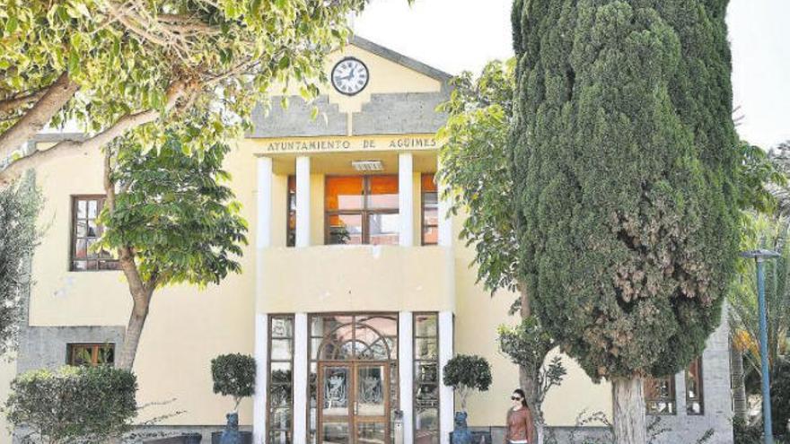 Fachada del Ayuntamiento de Agüimes.