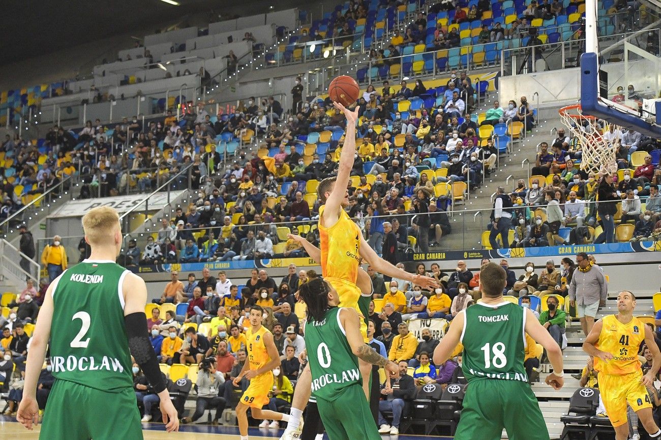 Partido de Eurocup: CB Gran Canaria – Slask Wroclaw