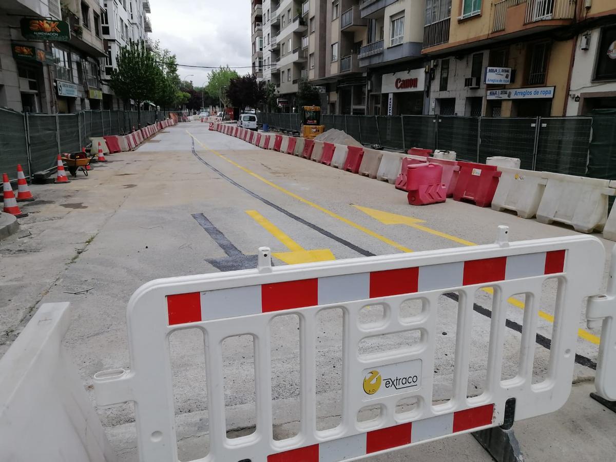 La obra de Pena Trevinca este lunes, con el firme ya reparado para reabrir