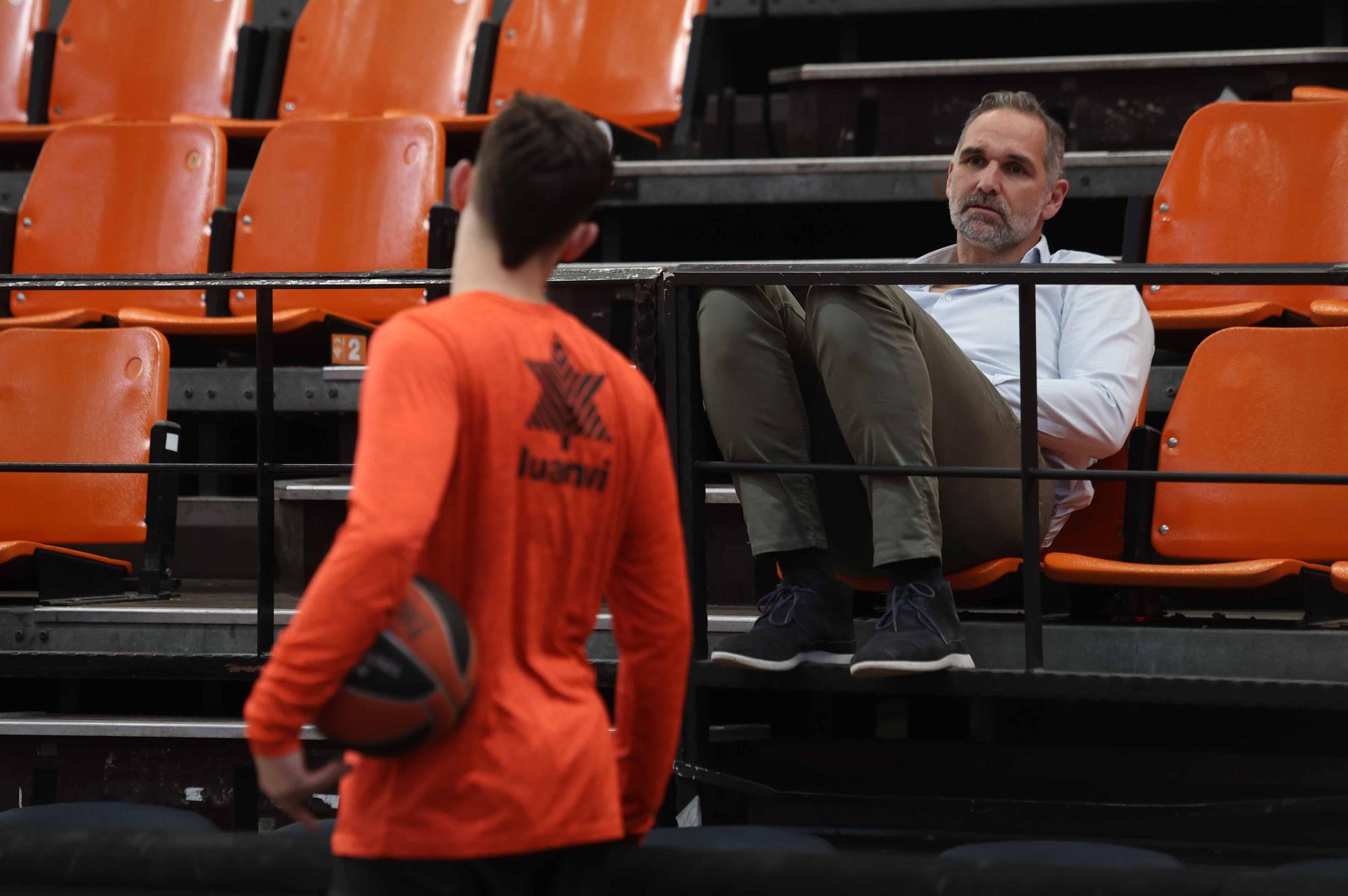 Entrenamiento previo al partido de Euroleague frente al Anadolu Efes Istanbul