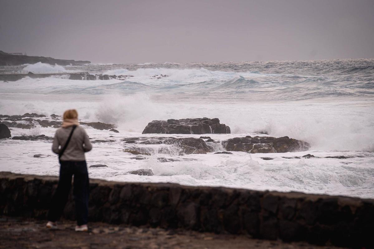 El temporal en Tenerife, en imágenes