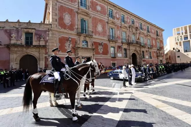 Las imágenes del acto en honor a San Patricio, patrón de la Policía Local de Murcia