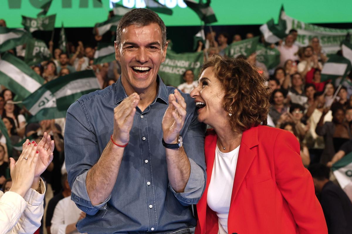 Las imágenes del cierre de campaña en Andalucía