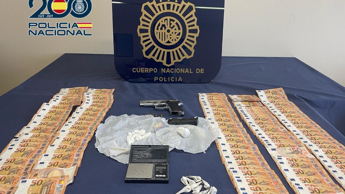 Incautación en el punto de droga desarticulado en Penamoa
