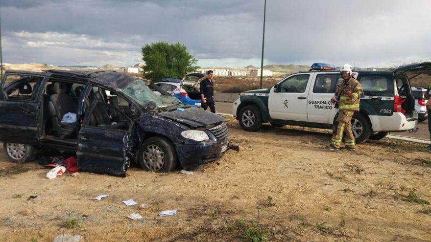 Dos heridos graves en un accidente de tráfico a la altura de Arcosur