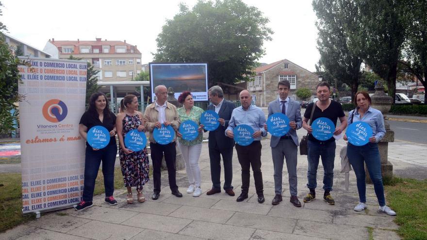 Acto de presentación de “Días Azuis” en Vilanova de Arousa.