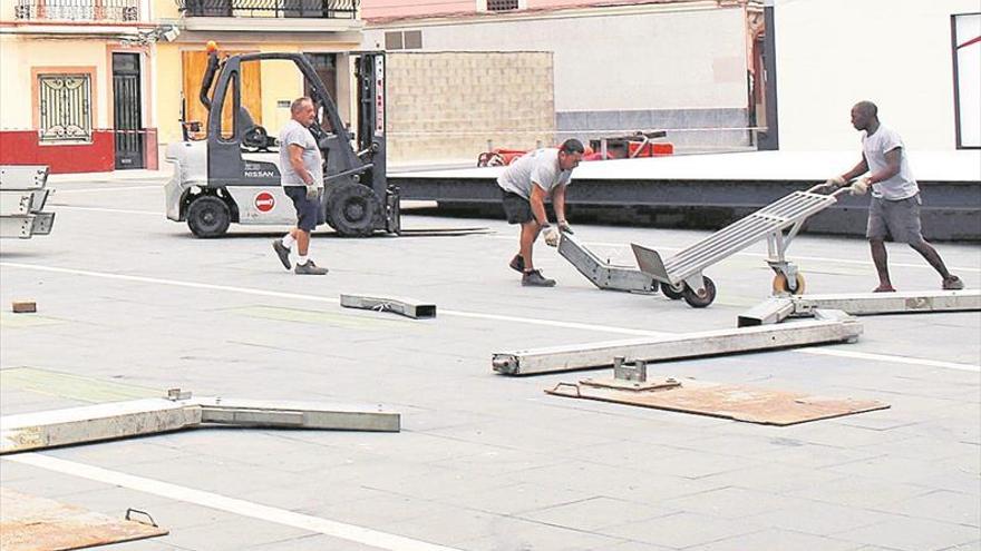 Onda ultima los preparativos para una potente Fira de Sant Miquel