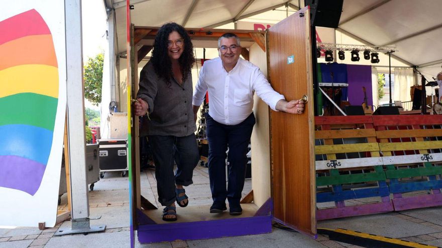 María Quintiana y David Castro salen del armario tras el pregón de la Ruada das Gotas.