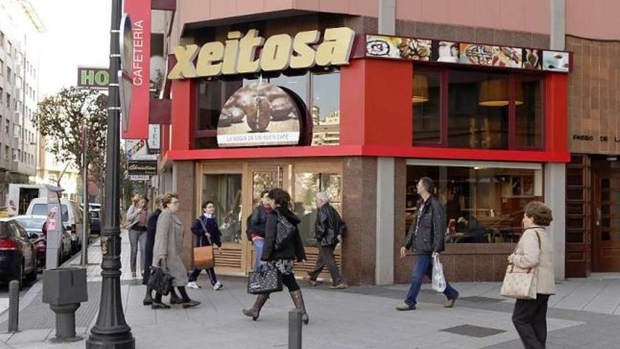 La cafetería Xeitosa, que acaba de reabrir sus puertas al público.