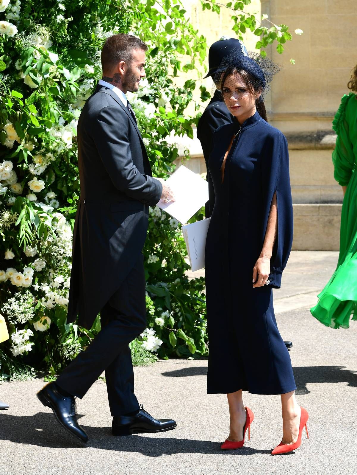 Los Beckham en la boda del príncipe Harry y Meghan Markle