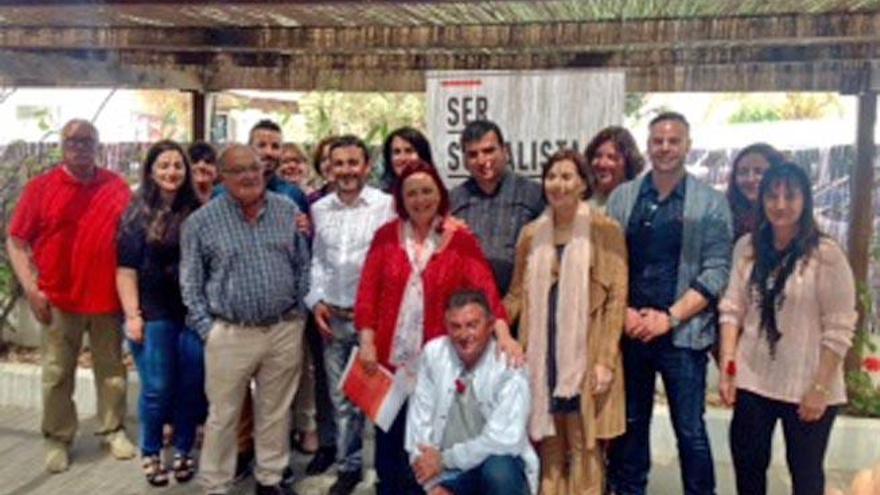 Integrantes de la candidatura socialista al Consell.