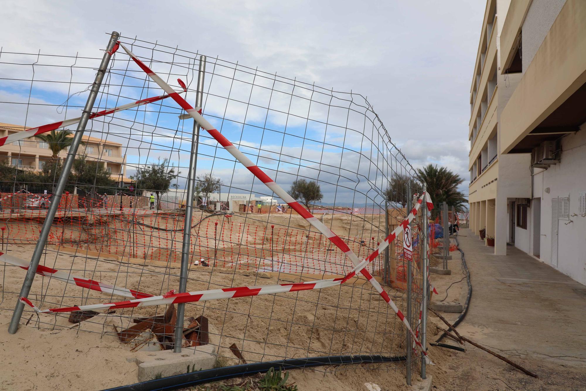 Paralizada la obra de un hotel de lujo en Formentera por incumplir las medidas de seguridad