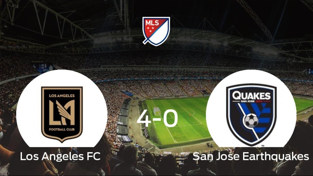 El Los Angeles FC se lleva la victoria tras golear 4-0 al San Jose Earthquakes