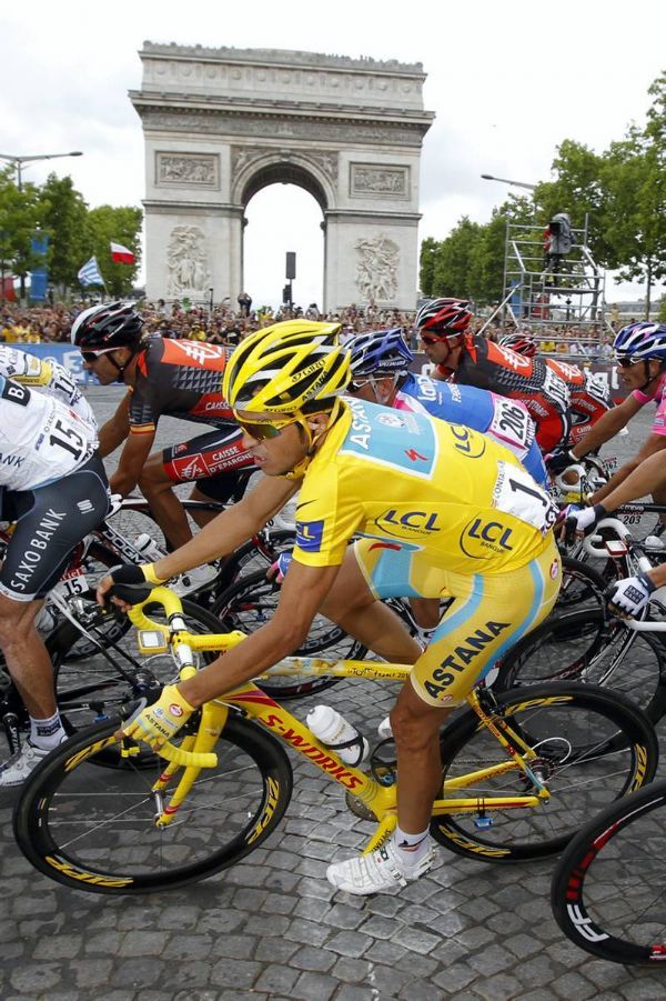 Contador, campeón del Tour de Francia