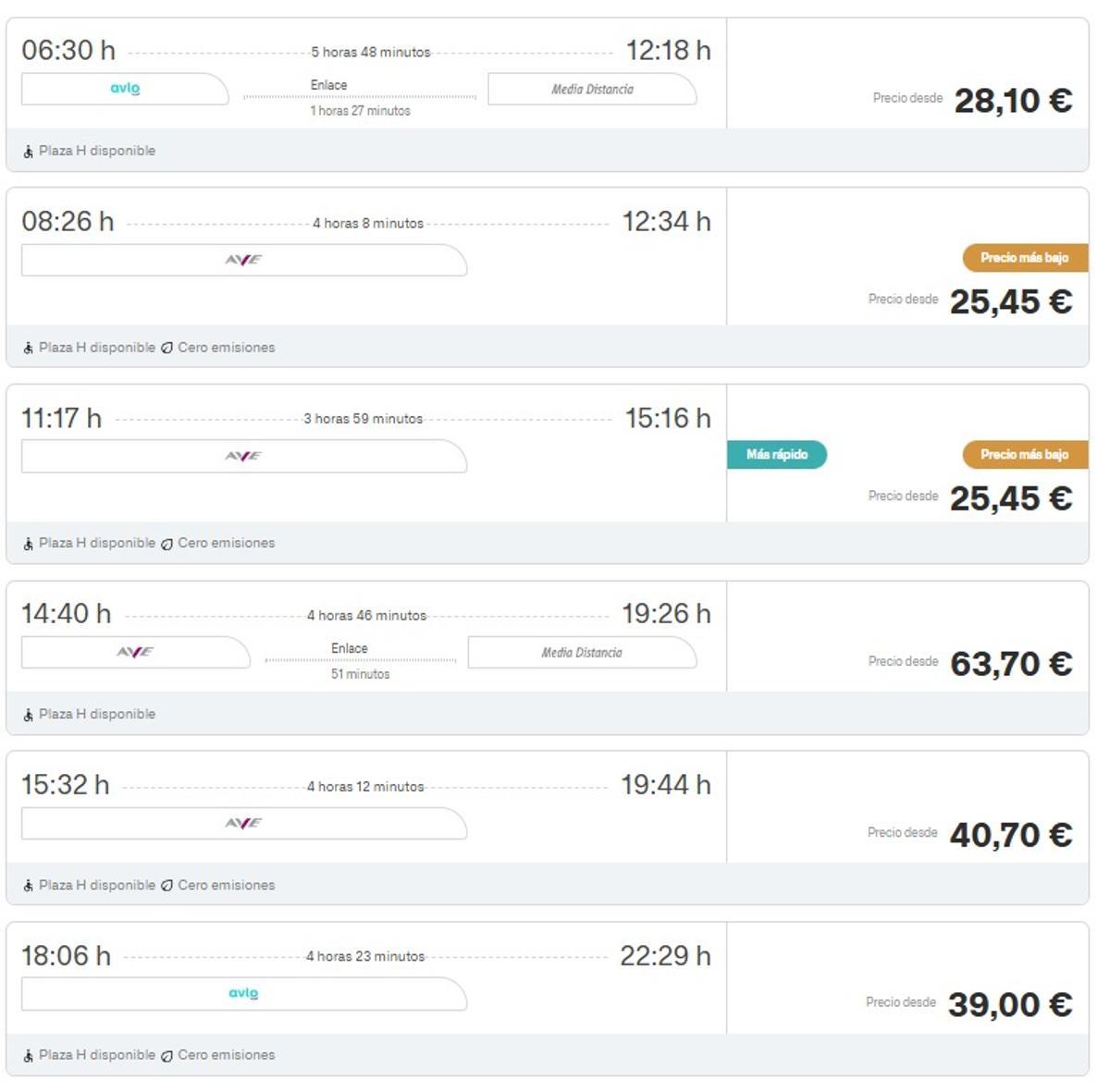 Horarios de los trenes entre Madrid y Vigo a partir del 21 de mayo
