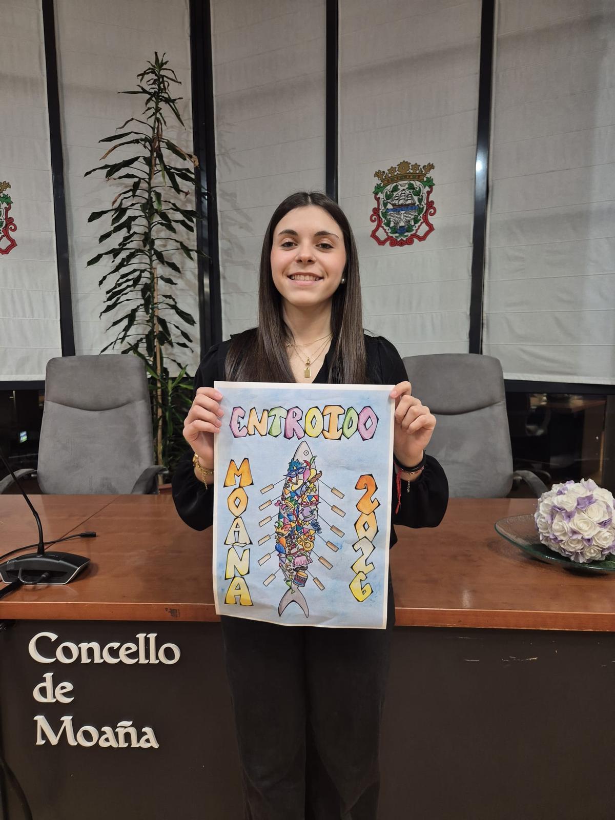 Mara Rúa, ganadora del concurso de carteles.