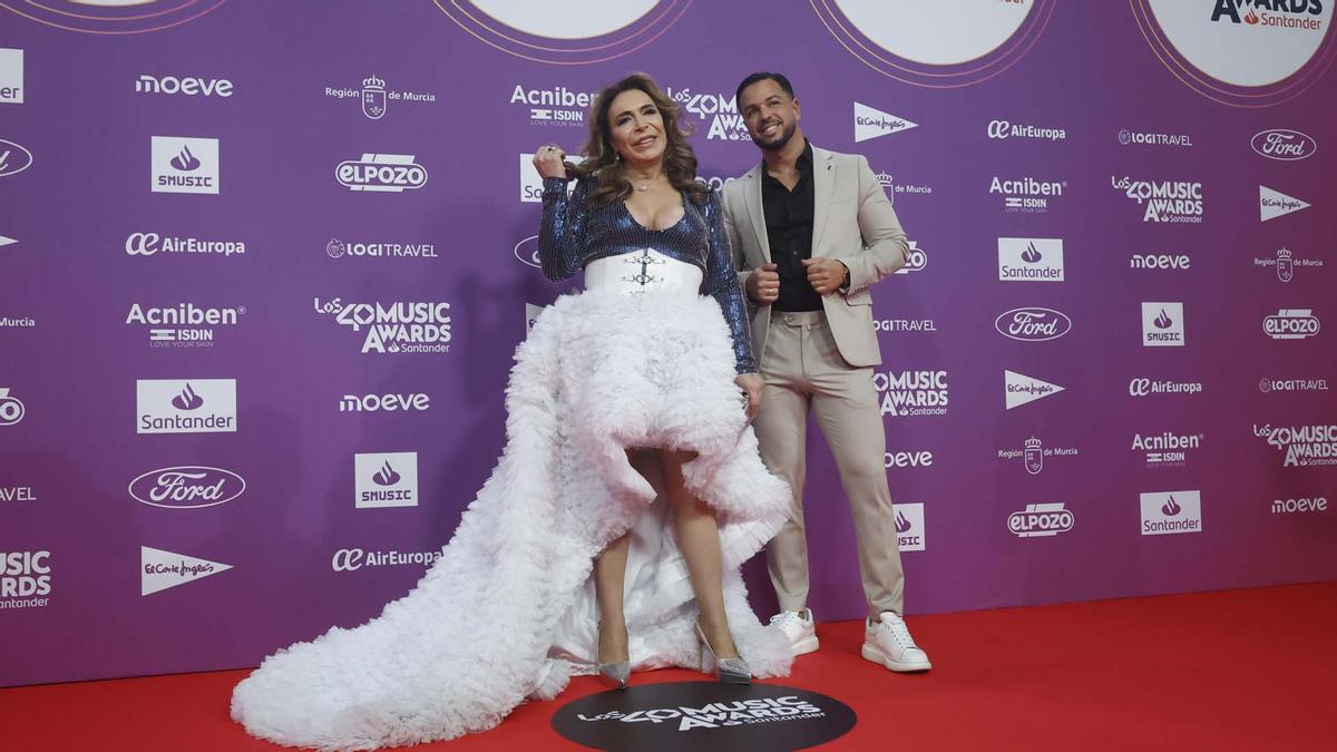 La alfombra roja de los 40 Music Awards en el Roig Arena de Valencia