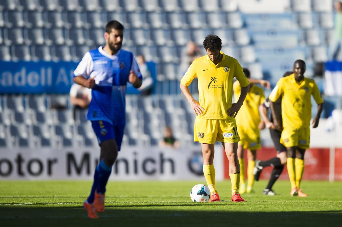 La derrota (2-1) de último minuto ante el Sabadell en la jornada 36 de la 2013-2014 fue un puntillazo para el Hércules.