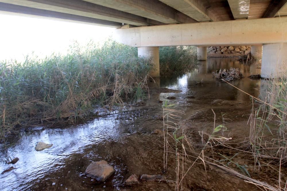 La rambla de El Albujón, epicentro de los vertidos al Mar Menor