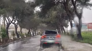 La dana descarga en la Vega Baja dejando numerosas incidencias en viales