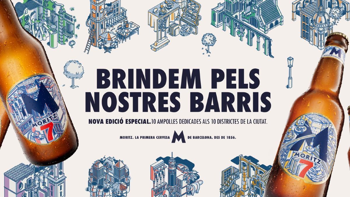 'Brindem pels nostres barris', edición especial de 10 botellas.