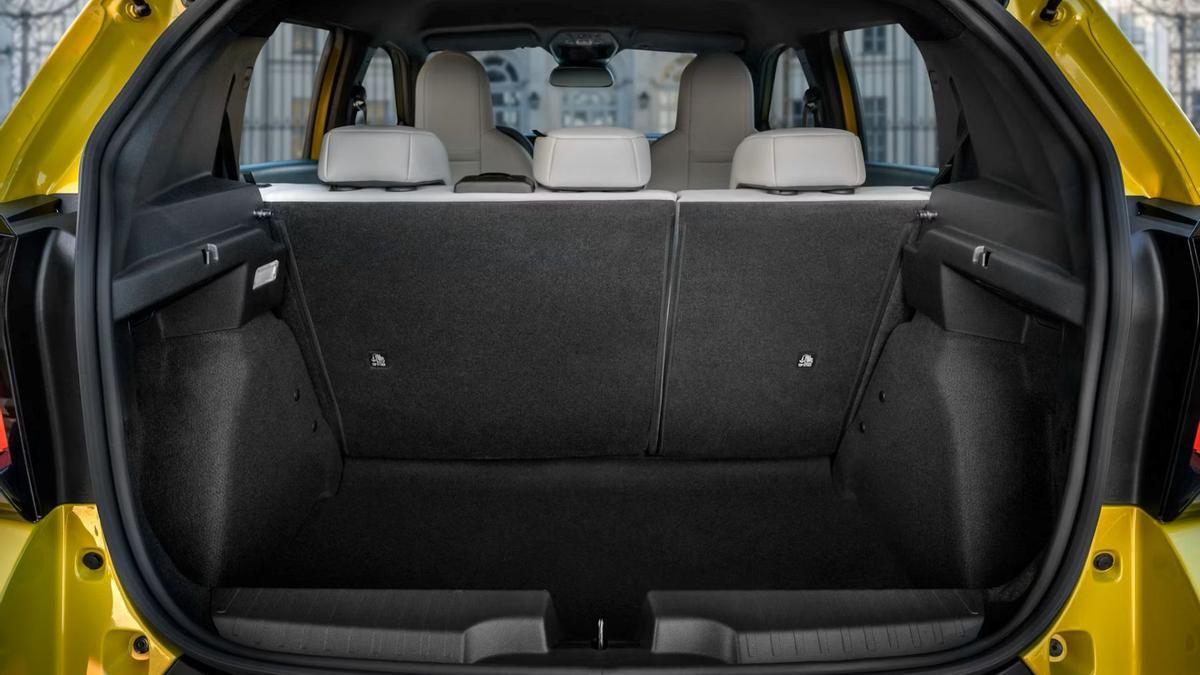 Fiat Grande Panda'nın bagajı.