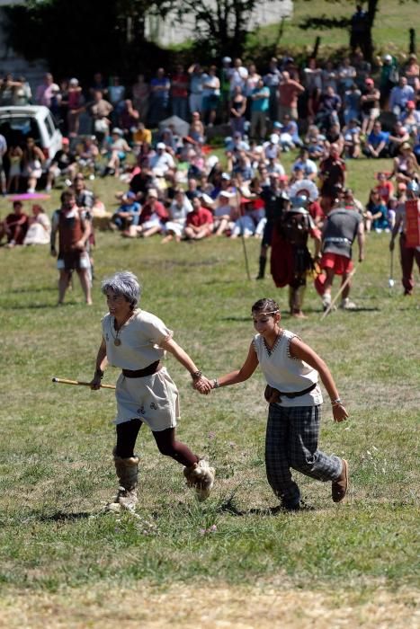 Batalla en la fiesta Astur romana en Carabanzo