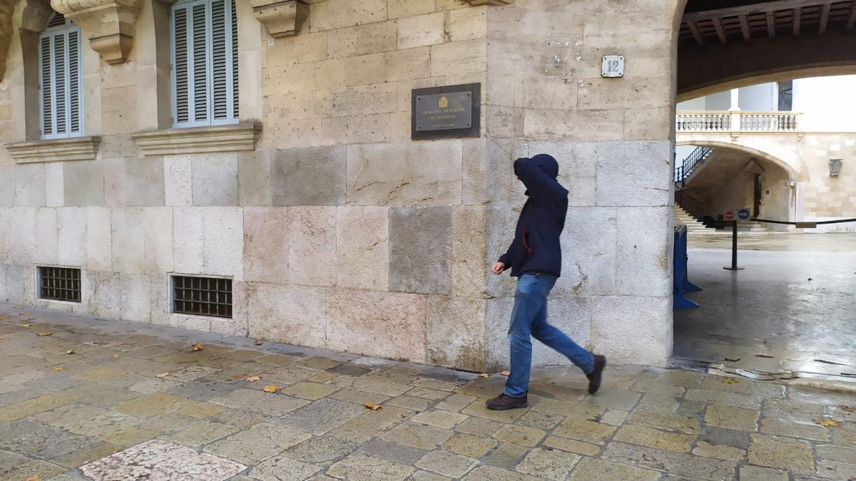 El acusado, hoy en la Audiencia Provincial de Palma