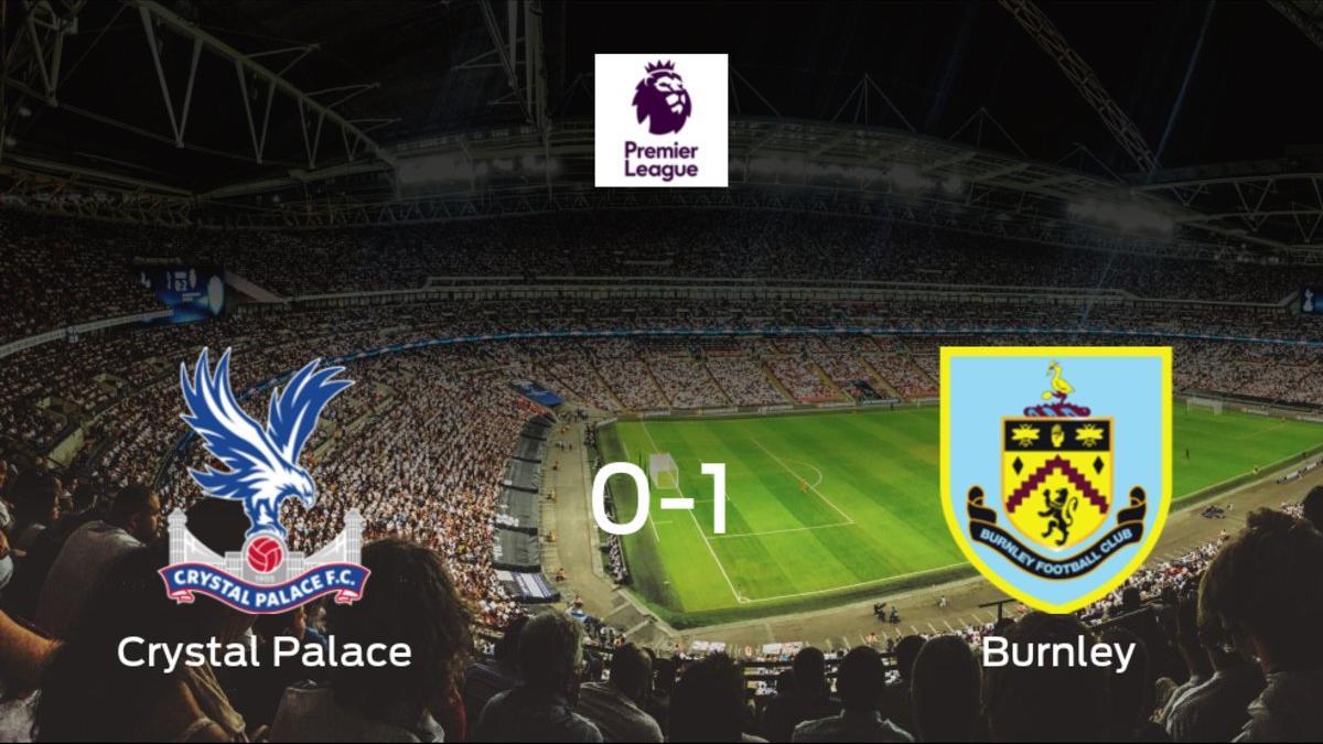 El Burnley se lleva los tres puntos frente al Crystal Palace (0-1)