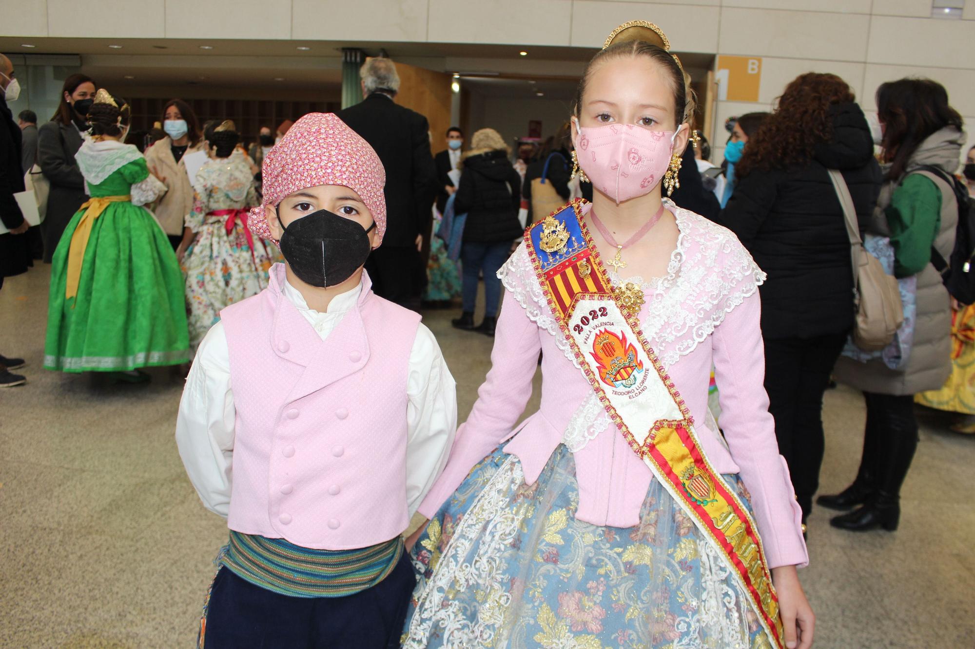 Fallas 2022. La "mini alfombra roja" de la exaltación de la fallera mayor infantil de Valencia