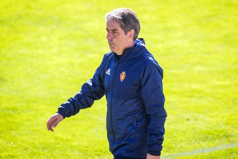 Sesión de entrenamiento del Real Zaragoza