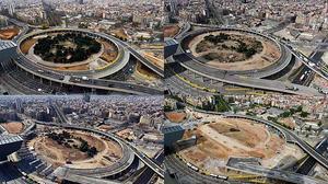 La desconstrucció del tambor de les Glòries compleix 50 dies.