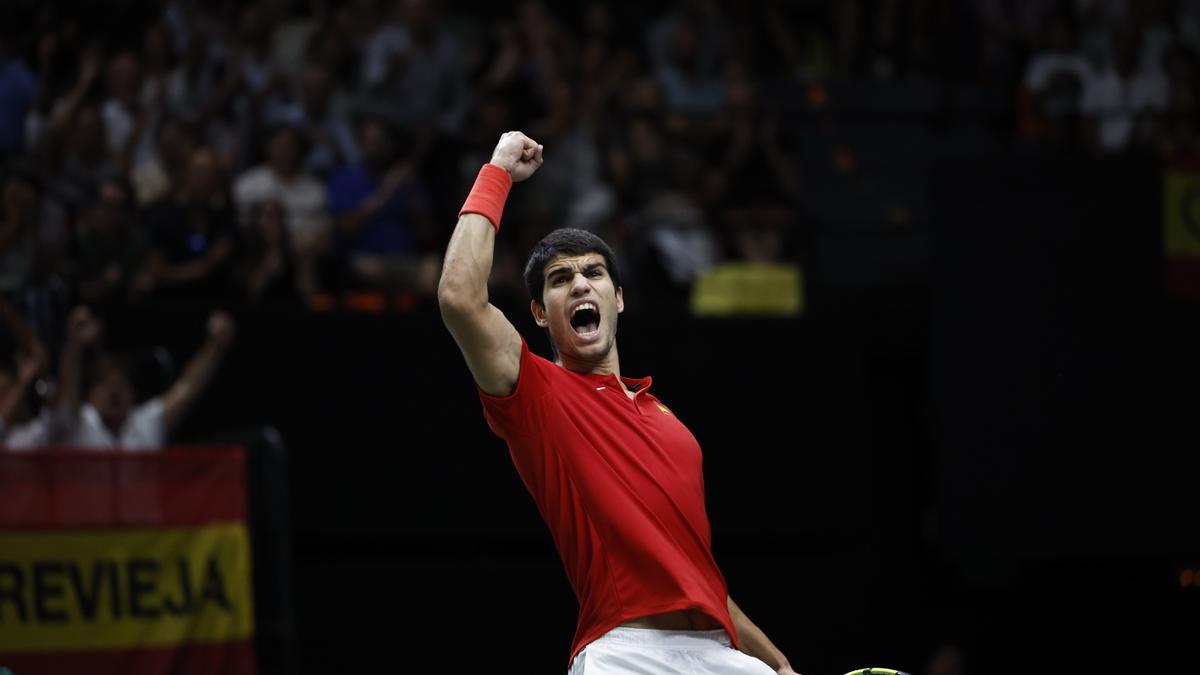 El equipo español, con Carlos Alcaraz al frente, se juega ante Corea del Sur el pase a la fase final de la Copa Davis