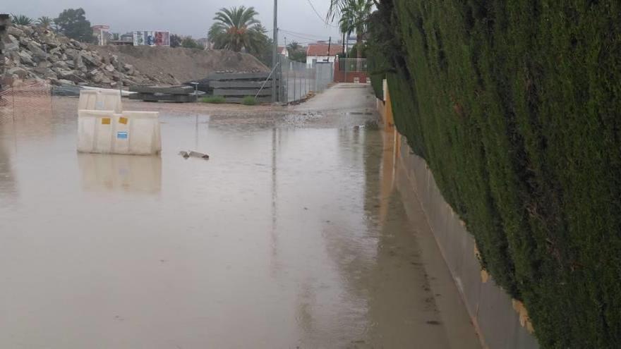 Las obras del AVE provocan inundaciones en Los Dolores