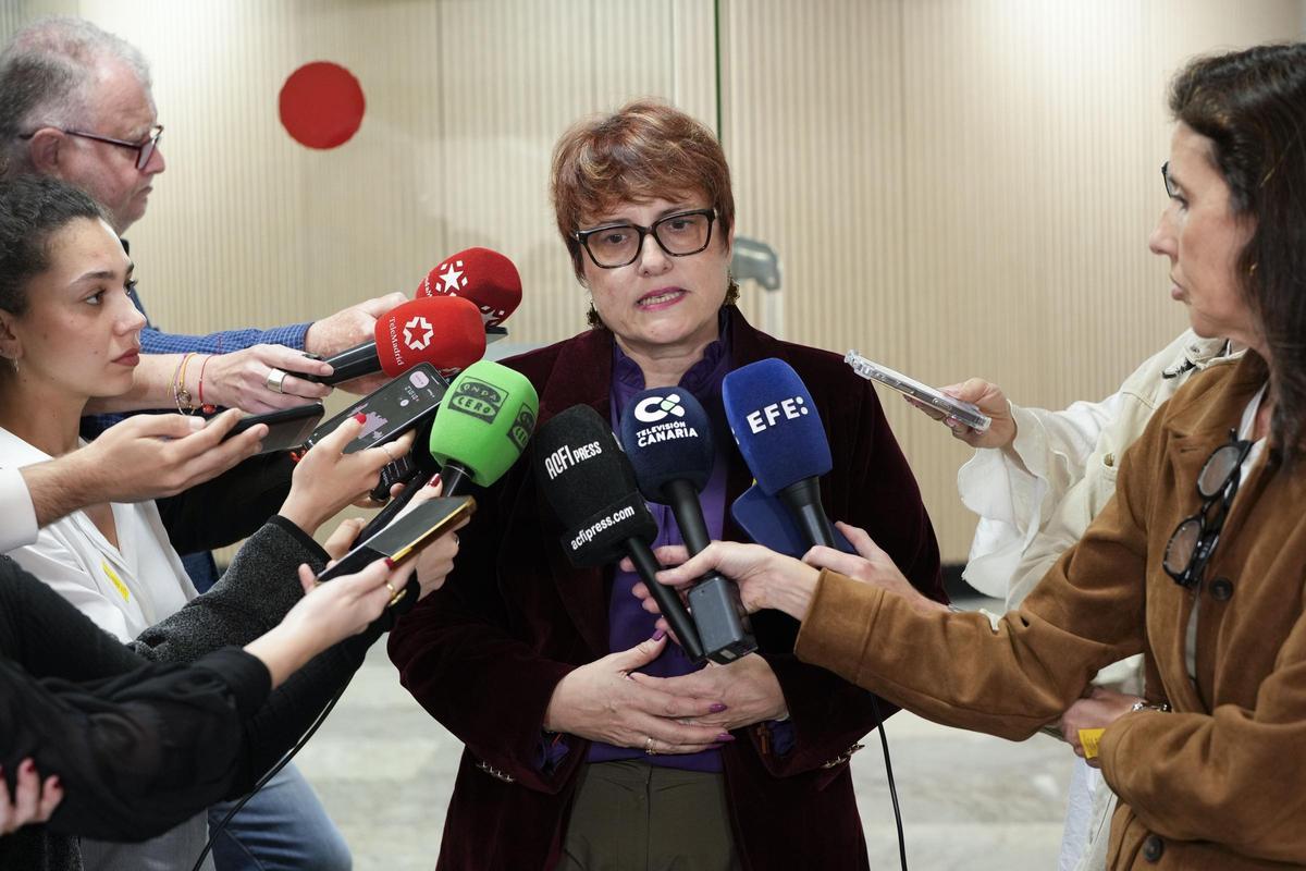 La consejera de Bienestar Social, Candelaria Delgado.