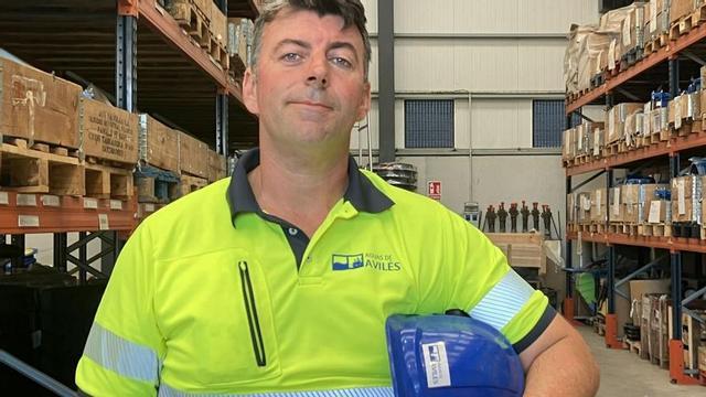Fernando Vázquez, en el almacén de La Lleda. | Cedida a LNE
