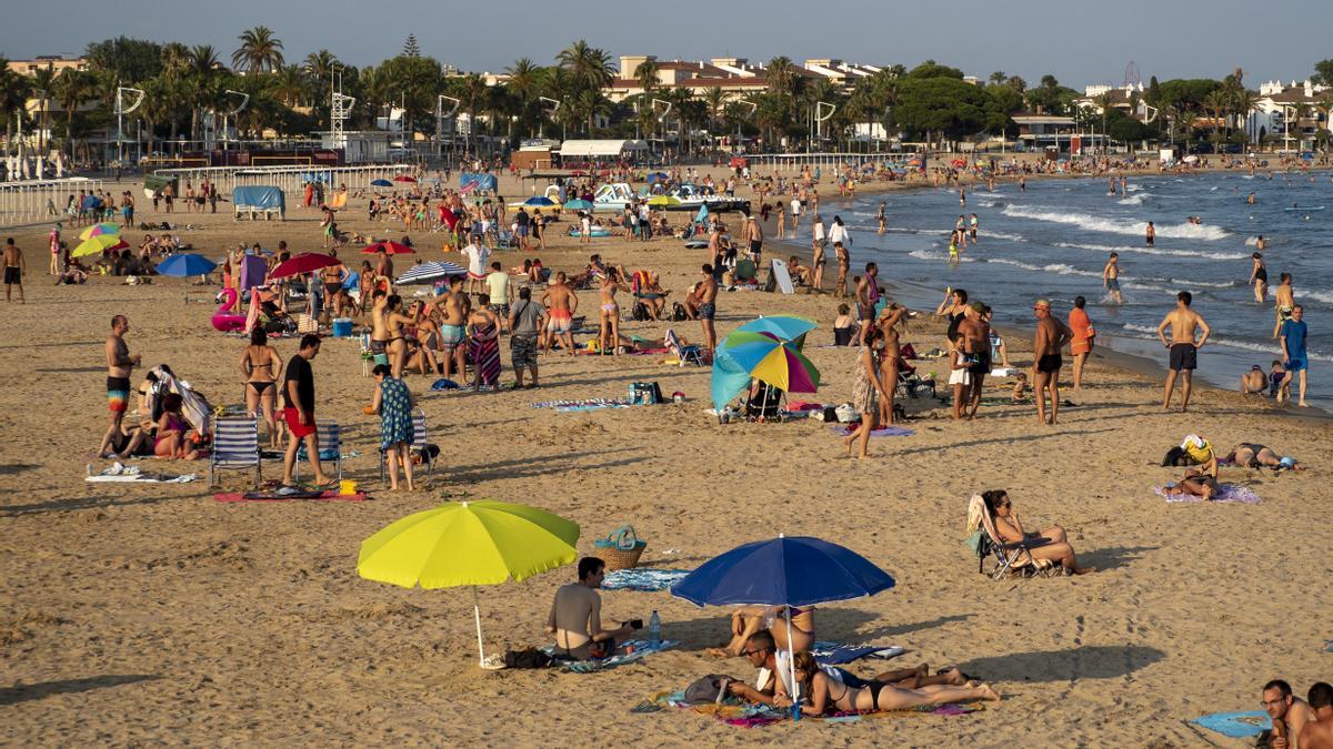 Una playa de Cambrils.