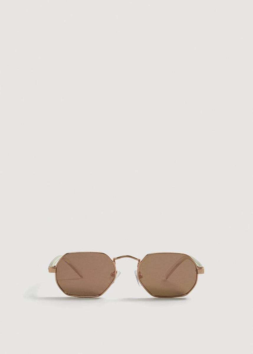 Gafas de sol metálicas de Mango. (Precio rebajado a 7,99 euros)