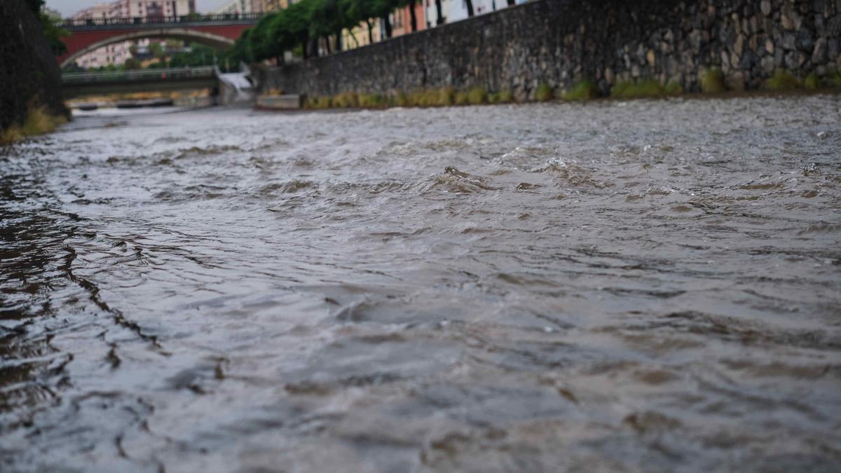 Cauce del Barranco de Santos este domingo debido al paso de &#039;Hermine&#039;