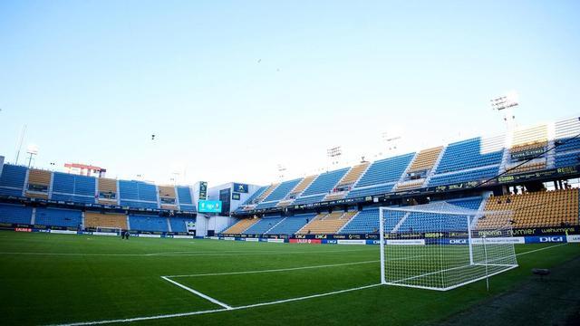 Imagen general del Estadio Nuevo Mirandilla de Cádiz.