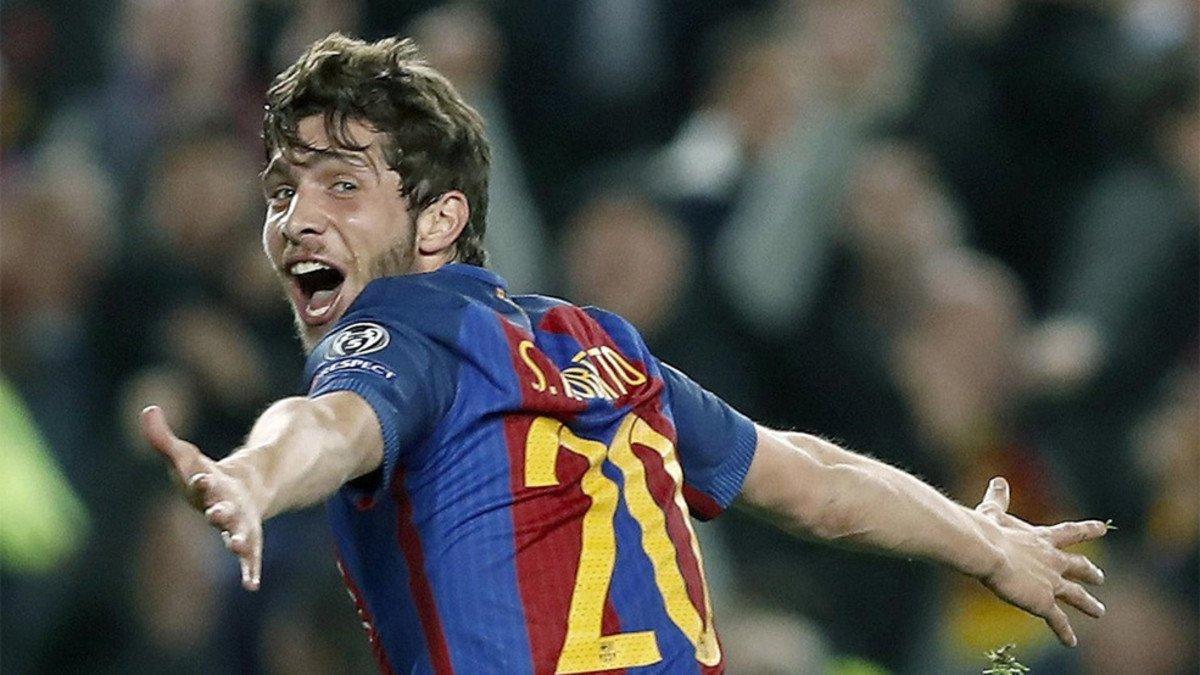 Sergi Roberto, jugador del FC Barcelona distinguido este martes con la octava edición del Premi Barça Jugadors