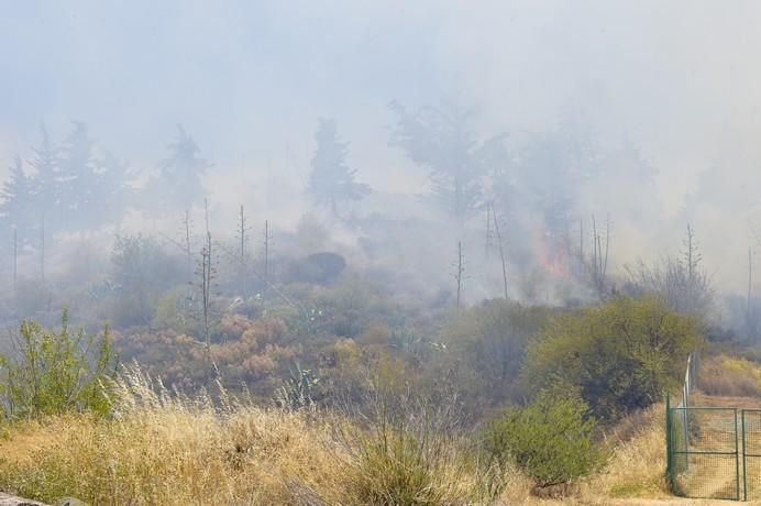 Incendio en la zona de Llano Grande